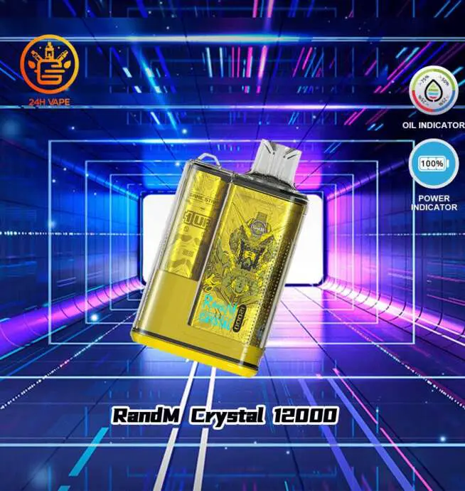 elfbar elfa master akku RandM Crystal 12000 Puffs Hot Seller LED Display Disposable Vape