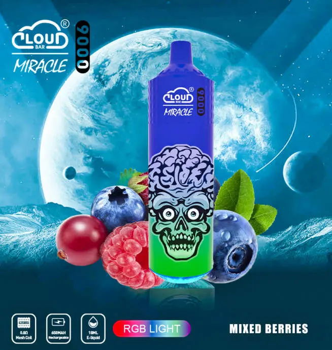 No Nicotine Clouds Clouds: Vape | Black Cherry Soda | All-in-One