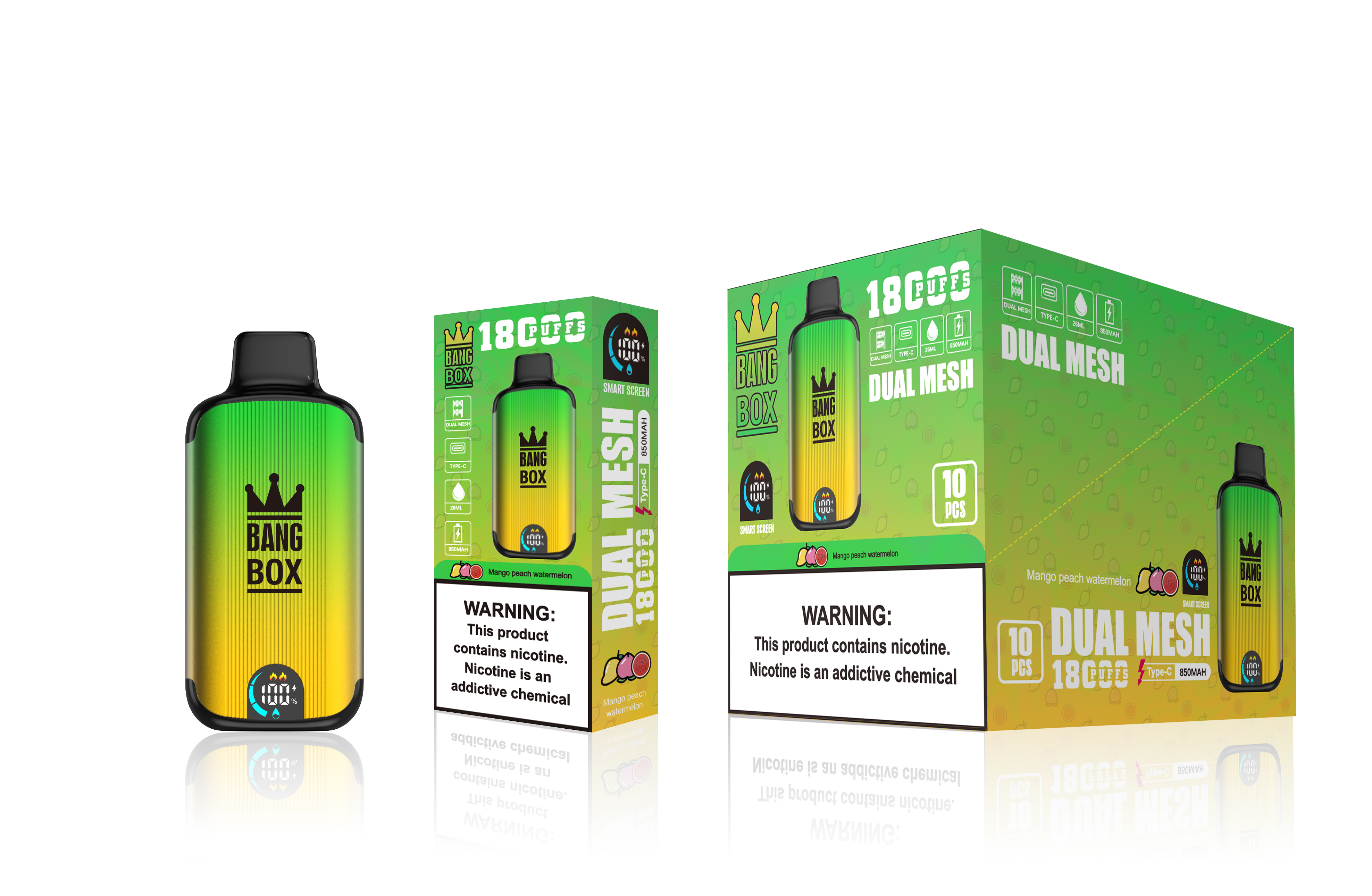 Bang Box 18000 Puffs New Product LED Display Disposable Vape