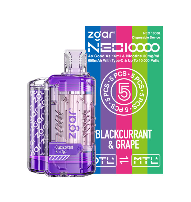 ZGAR NEO 10000 Puffs Original Edition Disposable Vape