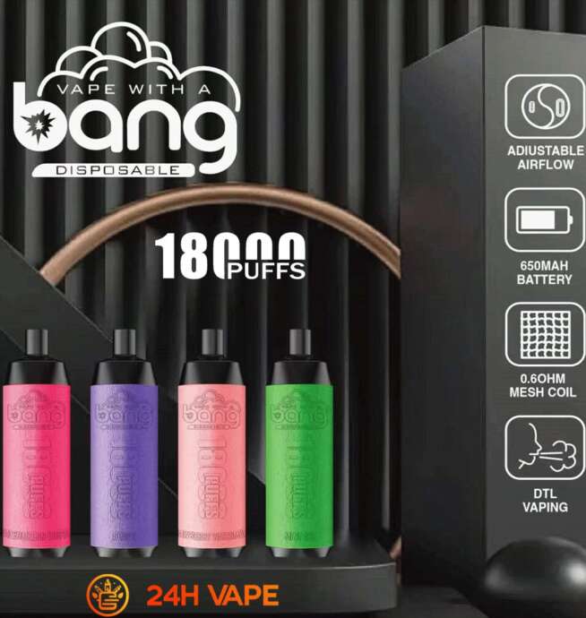 does crown bar vape have nicotine Bang 18000 Puffs 0% 2% 3% 5% Leather Disposable Pen – 24H VAPE Color:Starry Silver Vaporesso Luxe X Dual 510_24