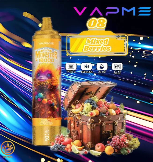 VAPME Monster 16000 Puffs Original LED Display Edition Disposable