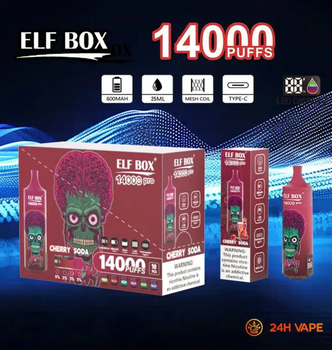 ELF BOX RGB 14000 Pro Original LED Display Edition 14000 Puffs