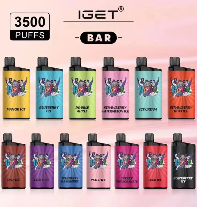 iget vapes IGET Bar 3500 Puffs 5% Nicotine Disposable Vape