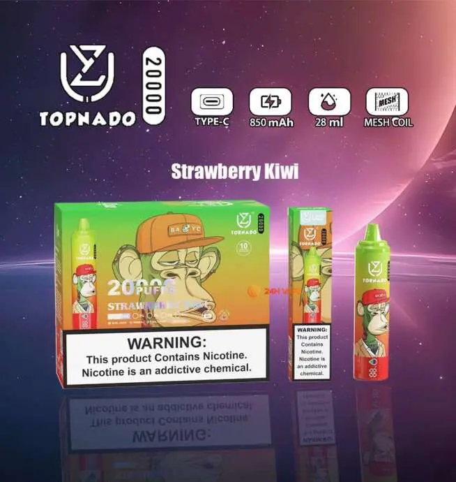 UZY Tornado 20000 20K Puffs Original LED Display Edition Disposable Vape  Pen