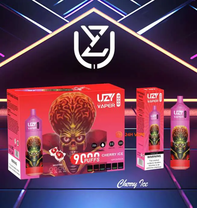 UZY Vaper 9000 Puffs 0% 2% 3% 5% Nicotine Disposable Vape Pen