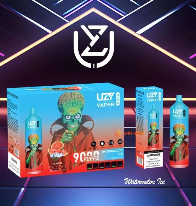 UZY Vaper 9000 Puffs 0% 2% 3% 5% Nicotine Disposable Vape Pen - 24H VAPE