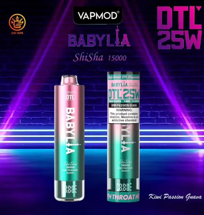 VAPMOD BABYLIA 15000 15K Puffs Original Edition DTL Disposable Vape Pen