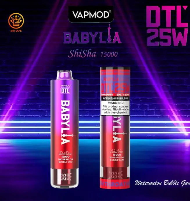 VAPMOD BABYLIA 15000 15K Puffs Original Edition DTL Disposable Vape Pen