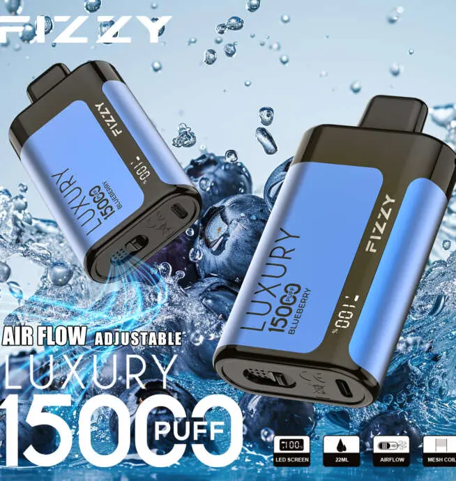 Fizzy Luxury 15000 15K Puffs Original Edition LCD Display Disposable Vape -  24H VAPE