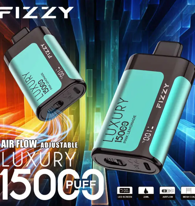 Fizzy Luxury 15000 15K Puffs Original Edition LCD Display Disposable Vape