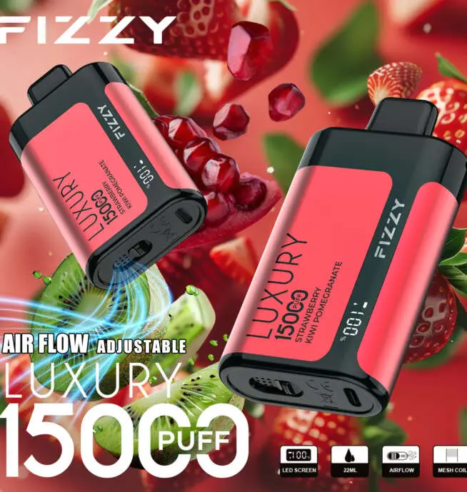 Fizzy Luxury 15000 15K Puffs Original Edition LCD Display Disposable Vape