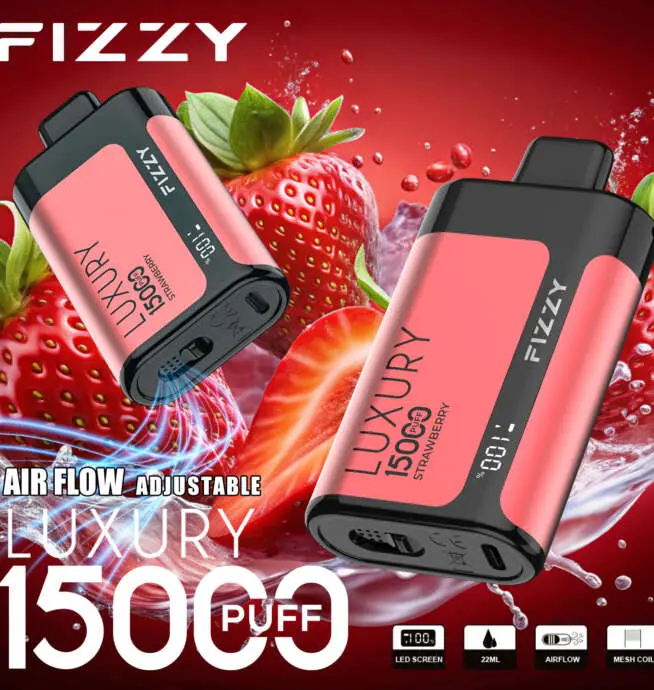 Fizzy Luxury 15000 15K Puffs Original Edition LCD Display Disposable Vape -  24H VAPE