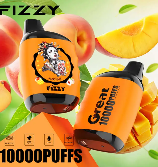 einweg e-zigarette ohne nikotin 10000 züge Fizzy Great 10000 10K Puffs 2% 5% Nikotin Original Edition Einweg-Vape