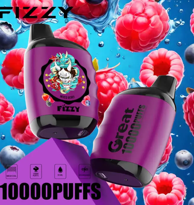 Fizzy Great 10000 10K Puffs 2% 5% Nikotin Original Edition Einweg-Vape -  24H VAPE