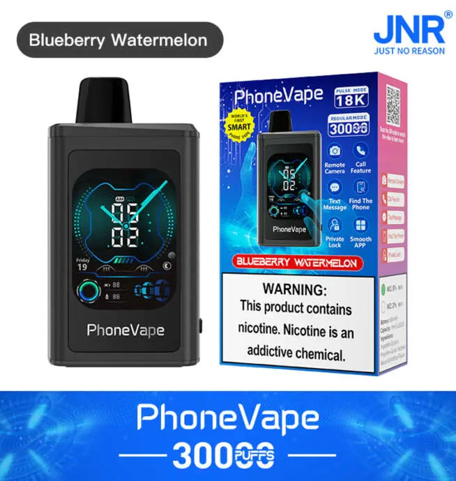 e zigarette base 1 liter JNR Phone Vape 30000 30K Puffs Der weltweit erste intelligente Einweg-Vape