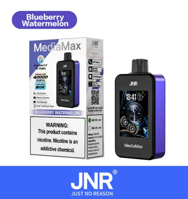 JNR Media Max 40000 40K Puffs Original intelligenter Einweg-Vape