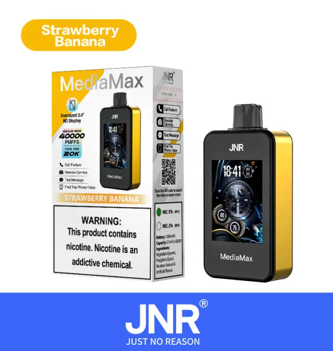 elfbar elfa kaufen JNR Media Max 40000 40K Puffs Original Intelligent Disposable Vape main image 0