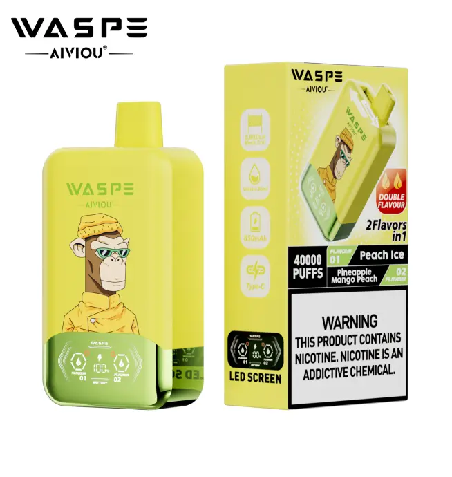 vape jaune Huile Remplaçante E-Liquide Vapen RTA Pod 24ml - 12000 Puffs Sans Nicotine  Hawaii