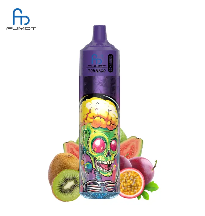 randm tornado 9000 kiwi passion fruit guava Kiwi Passion Fruit Guava Randm T9000 Puffs Box Of 10