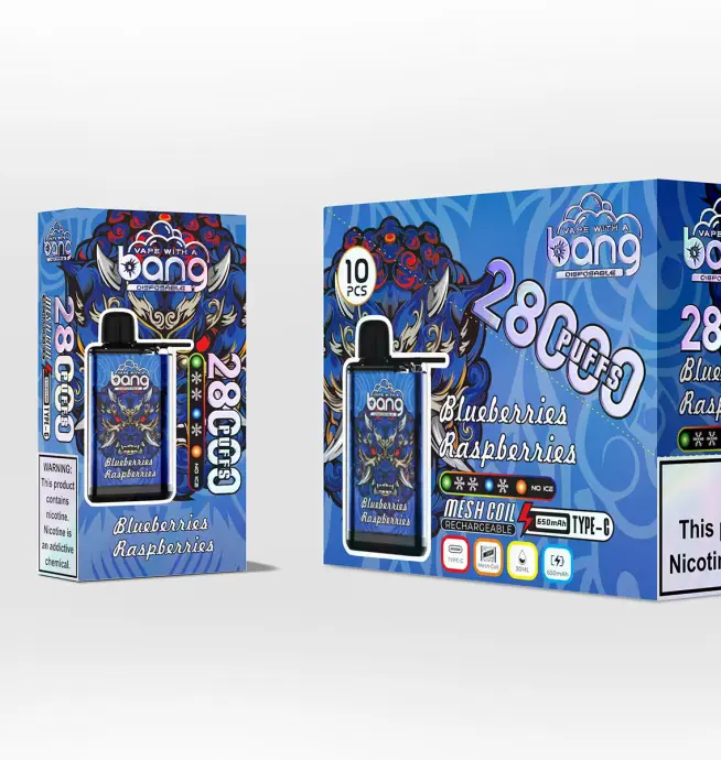 Bang 28000 28K Puffs Original Adjustable Ice level Disposable Vape Pen
