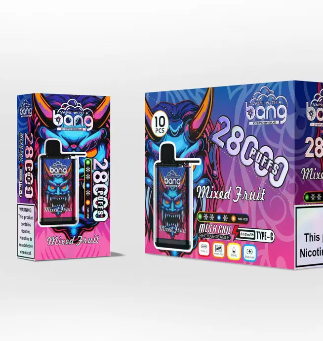 Bang 28000 28K Puffs Original Adjustable Ice level Disposable Vape Pen