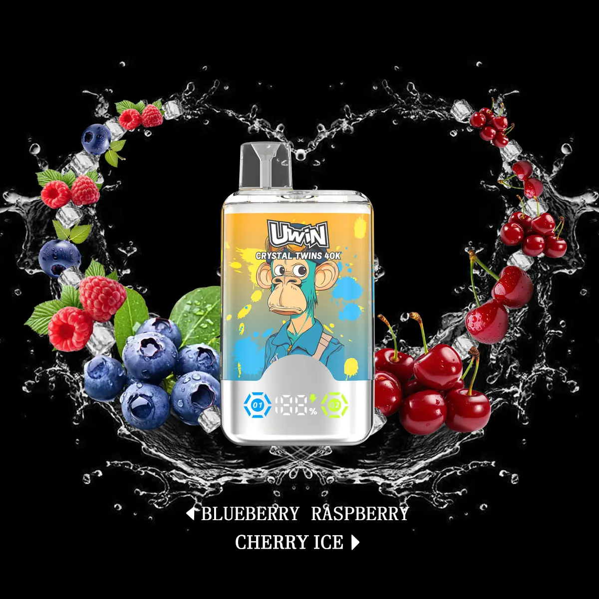 Uwin Twins Crystal système double saveur