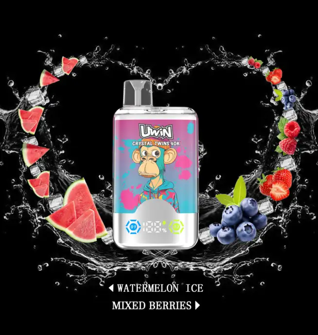crystal watermelon vape Watermelon Strawberry  Crystal Bar (10/box)  o2 vapes