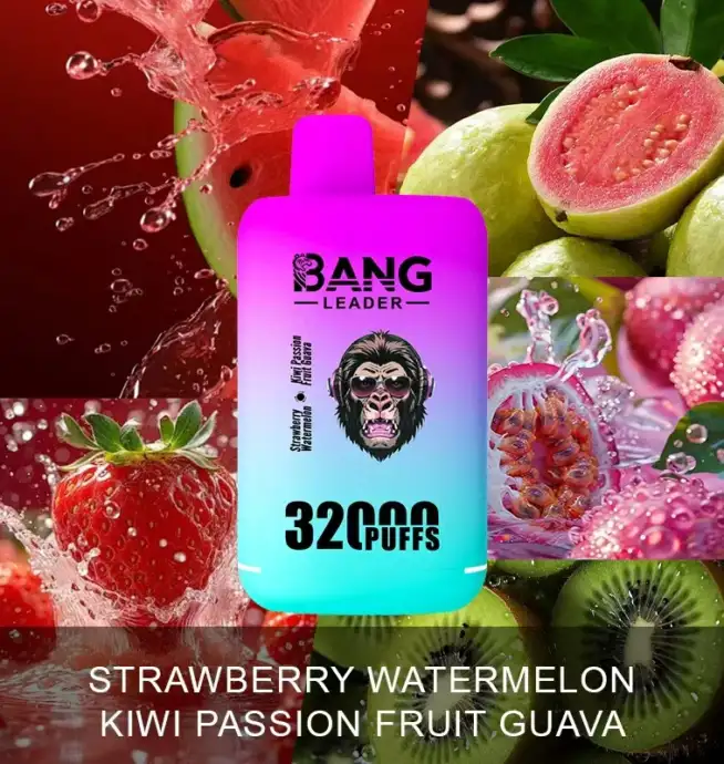 Bang Leader 32000 32k パフ 0% 2% 3% 5% ニコチン ダブル テイスト