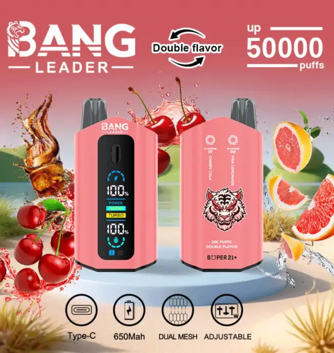 elfbar nachfüll pod läuft aus Bang Leader 50K Dual Flavor 50000 Puffs 2-in-1-Vape-Gerät mit  langanhaltender Leistung – BangVapes main image 0