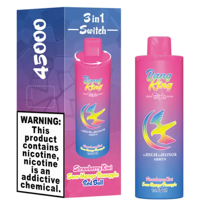 Bang King Triple 45000 45K パフ Vape 3 in 1 フレーバー最新