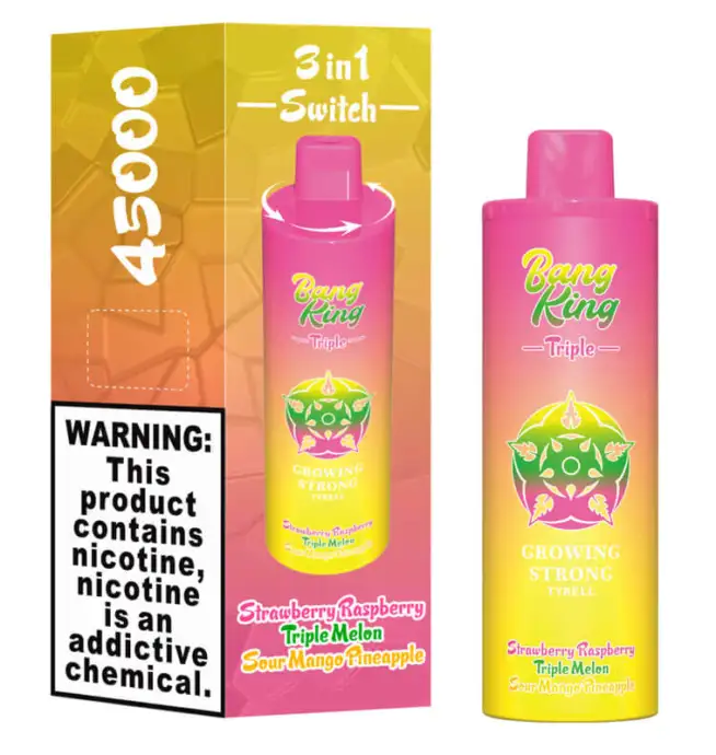 Bang King Triple 45000 45K パフ Vape 3 in 1 フレーバー最新