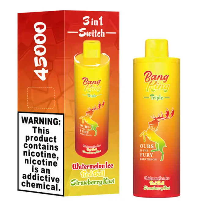 Bang King Triple 45000 45K パフ Vape 3 in 1 フレーバー最新