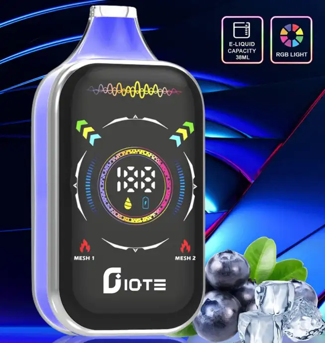 IQTE 50000 50k Puffs Dual Mesh RGD Screen Display Disposable Vape - 24H VAPE