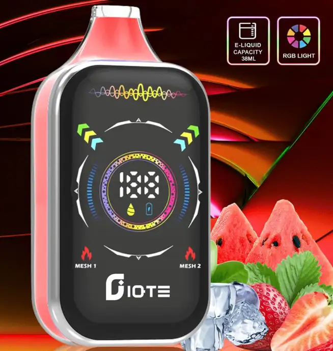 IQTE 50000 50k Puffs Dual Mesh RGD Screen Display Disposable Vape