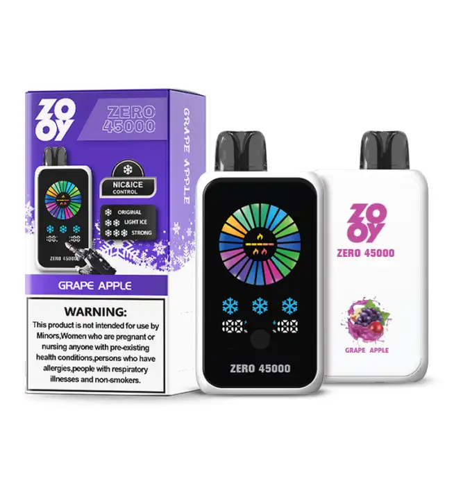 ZOOY ZERO 45000 45K Puffs Adjustable Nicotine LED Display