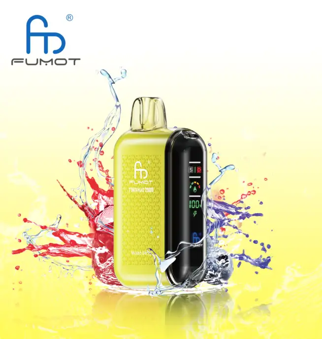 Fumot Tornado 20000 20K Puffs Vape Dual Mesh LED-Display Einweg-Vape