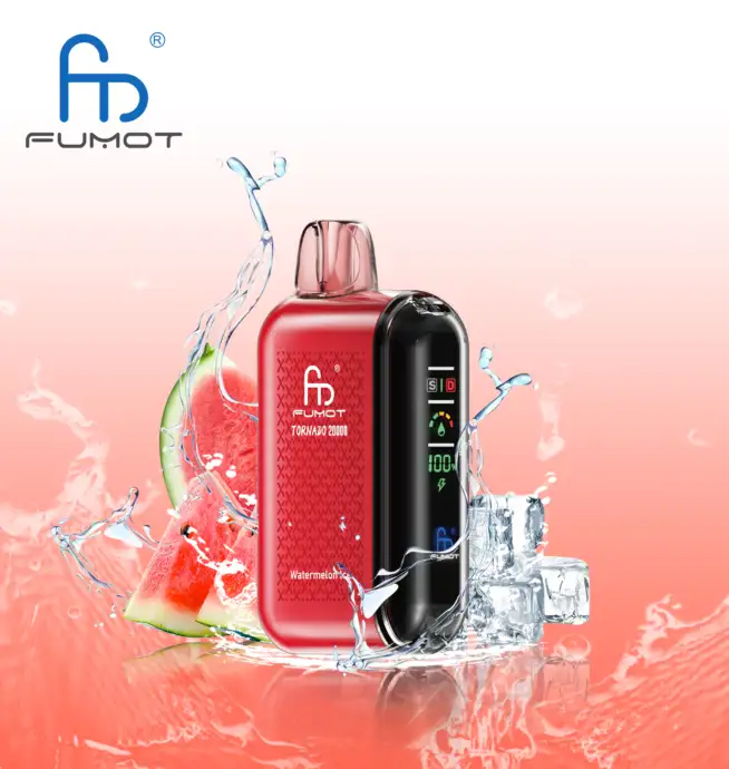 Fumot Tornado 20000 20K Puffs Vape Dual Mesh LED-Display Einweg-Vape