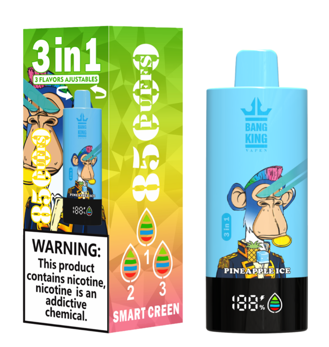 Bang King 85000 85k Puffs 3 in 1 Flavors Newest Original