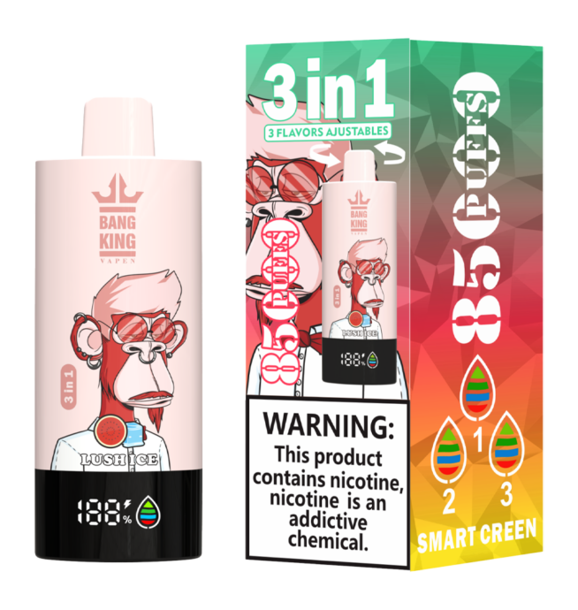 elfbar nachfüll pod läuft aus Bang King 85000 85k Puffs 3 en 1 Vape jetable rechargeable avec écran LCD