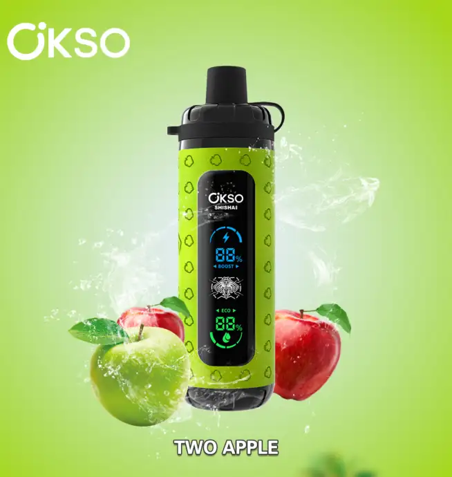 OKSO ShiSha Max 40000 40K Puffs Newest LED Display Leather Disposable Vape  Pen