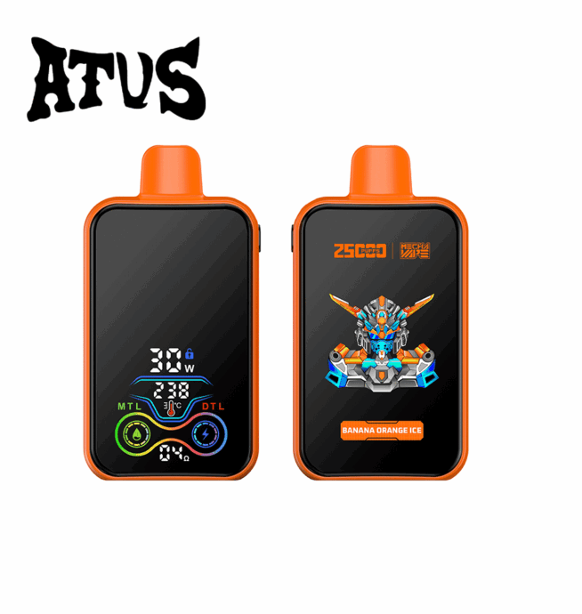 ATVS 25000 25K Puffs Original DTL/MTL Modes LCD Display Disposable Vape -  24H VAPE