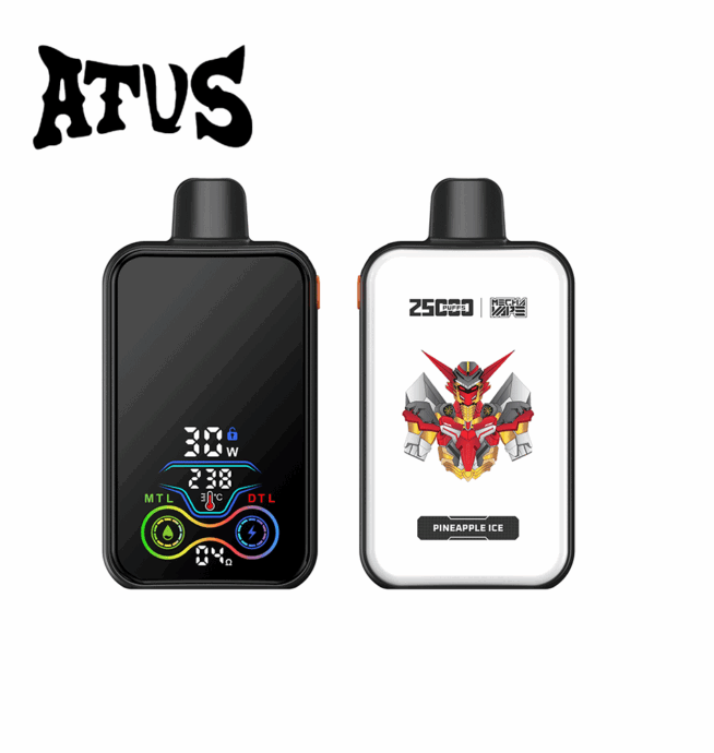 ATVS 25000 25K Puffs Original DTL/MTL Modes LCD Display Disposable Vape -  24H VAPE