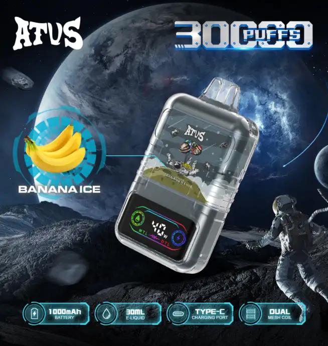 atvs 30000 puffs disposable vape ATVS 30000 30K Puffs Original DTL/MTL Modes LCD Display Disposable Vape