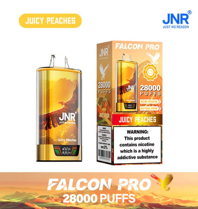 JNR Falcon Pro 28000 28K Puffs Originalmodell LED-Display Einweg-Vape – Bild 15