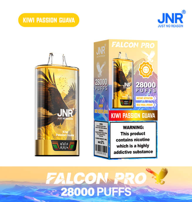 JNR Falcon Pro 28000 28K Puffs Originalmodell LED-Display Einweg-Vape – Bild 14