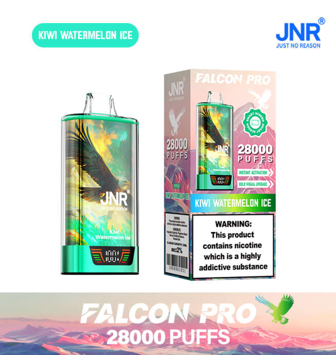 JNR Falcon Pro 28000 28K Puffs Originalmodell LED-Display Einweg-Vape – Bild 13