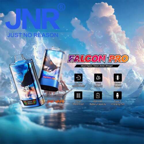 JNR Falcon Pro 28000 28K Puffs Originalmodell LED-Anzeige Einweg-Vape