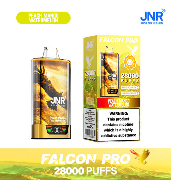 JNR Falcon Pro 28000 28K Puffs Originalmodell LED-Display Einweg-Vape – Bild 10