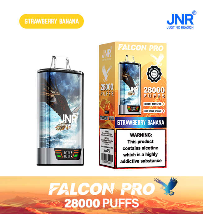 JNR Falcon Pro 28000 28K Puffs Originalmodell LED-Display Einweg-Vape – Bild 9